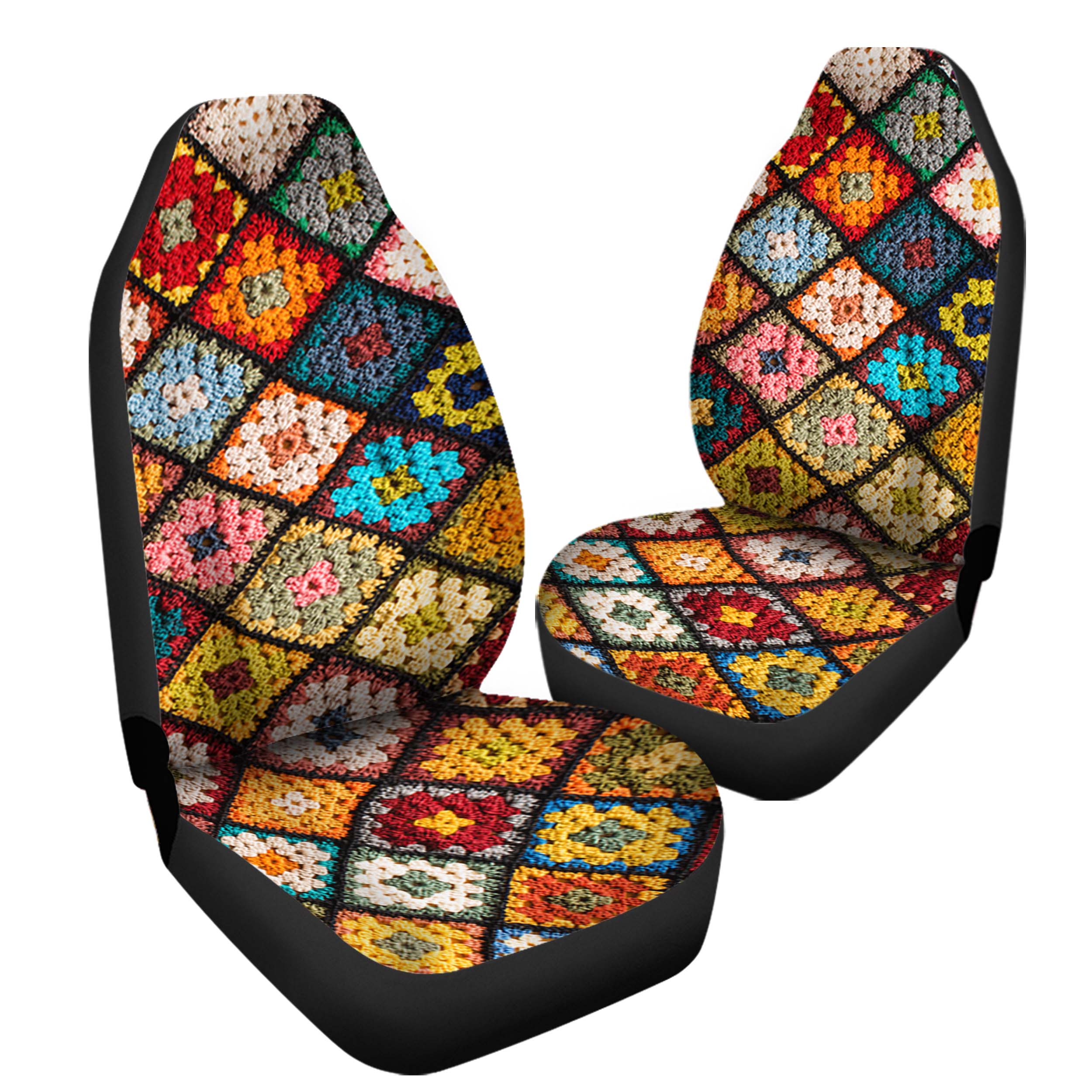 Boho Colorful Car Seat Covers