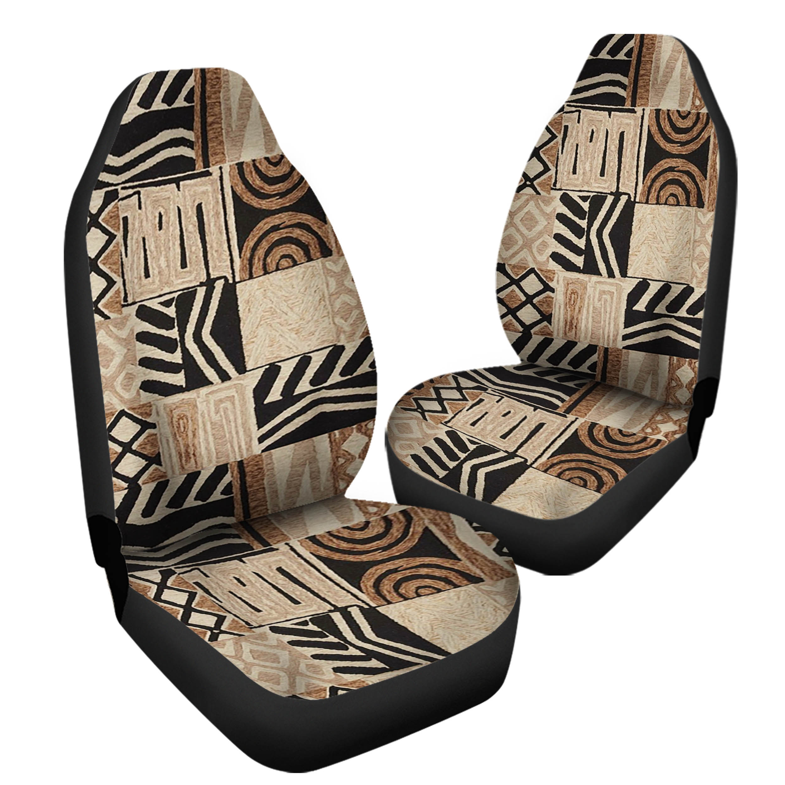 Boho Style Handmade Hand Tufted Wool Car Seat Covers