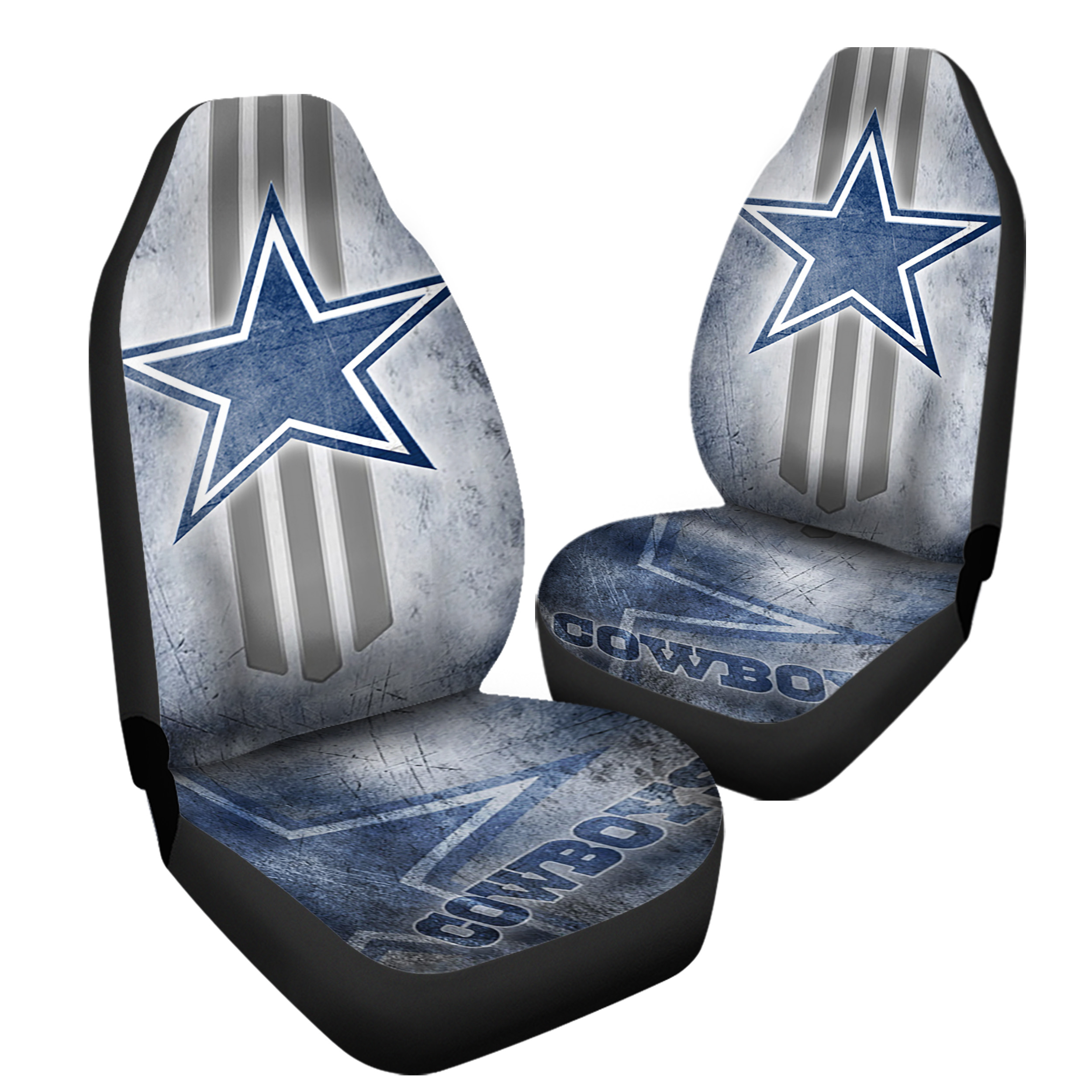 Dallas Cowboys Grunge Texture Car Seat Covers