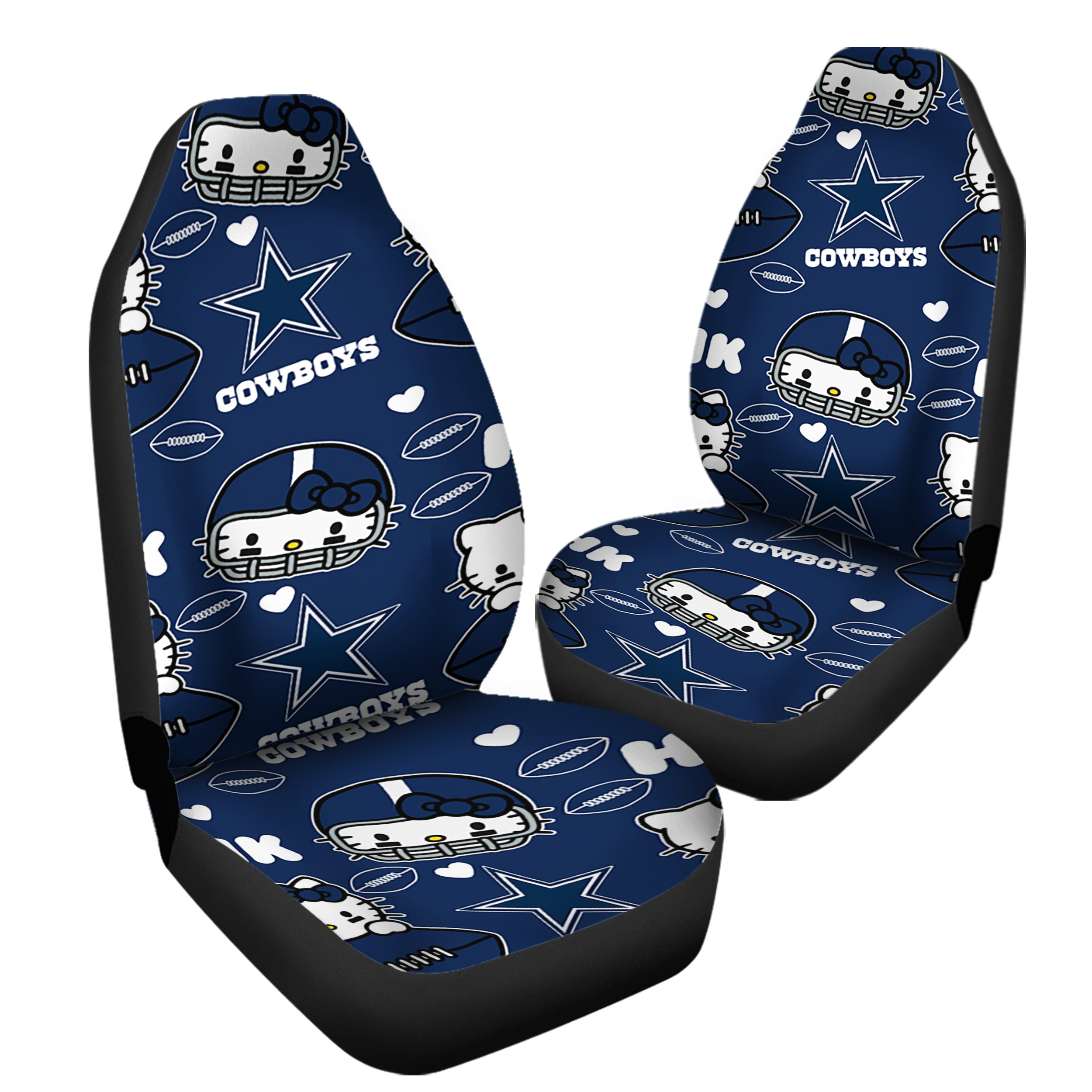 Dallas Cowboys Hello Kitty Car Seat Covers