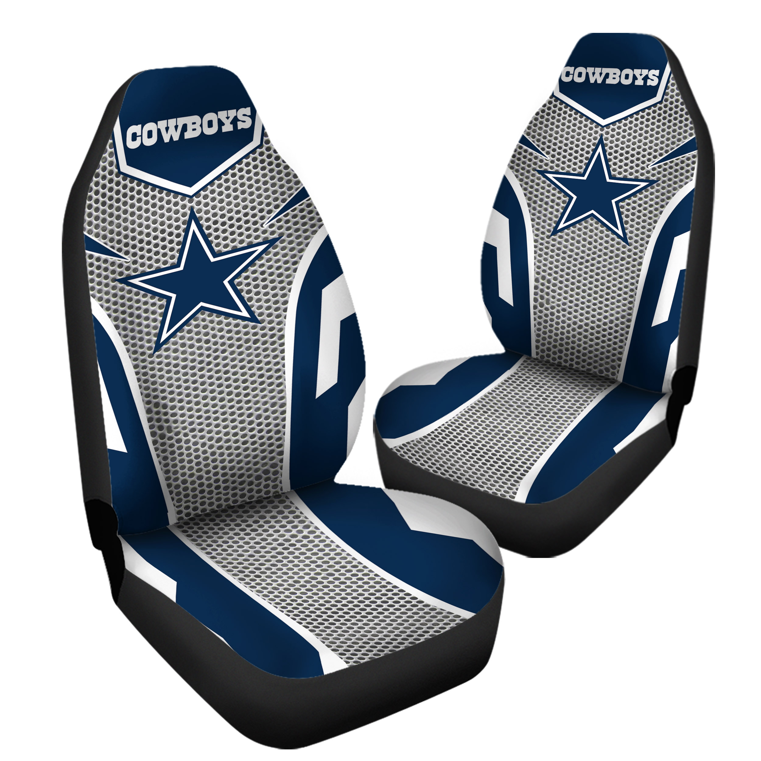 Incredible Line Pattern Dallas Cowboys Logo Car Seat Covers