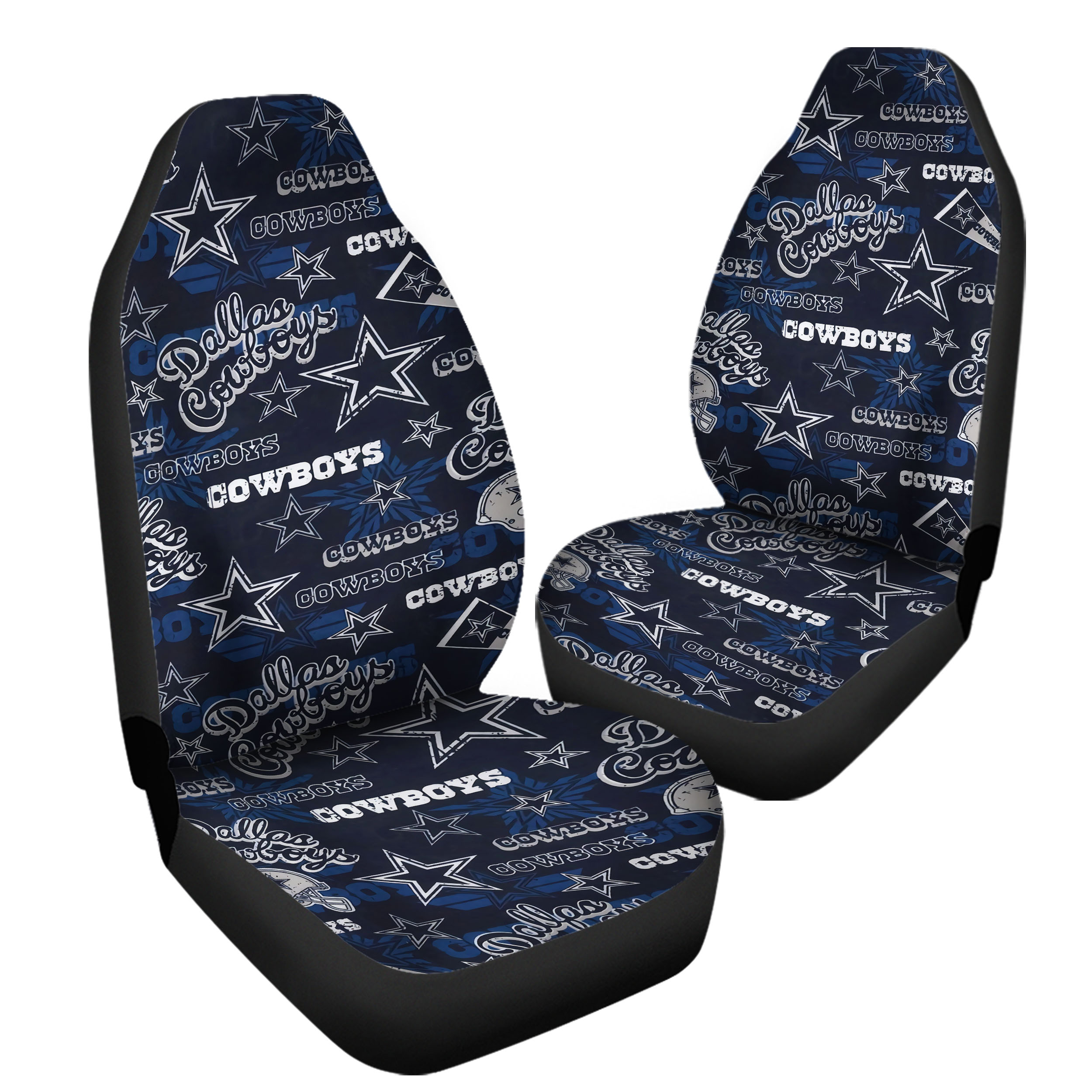 NFL Dallas Cowboys Retro Blue Car Seat Covers