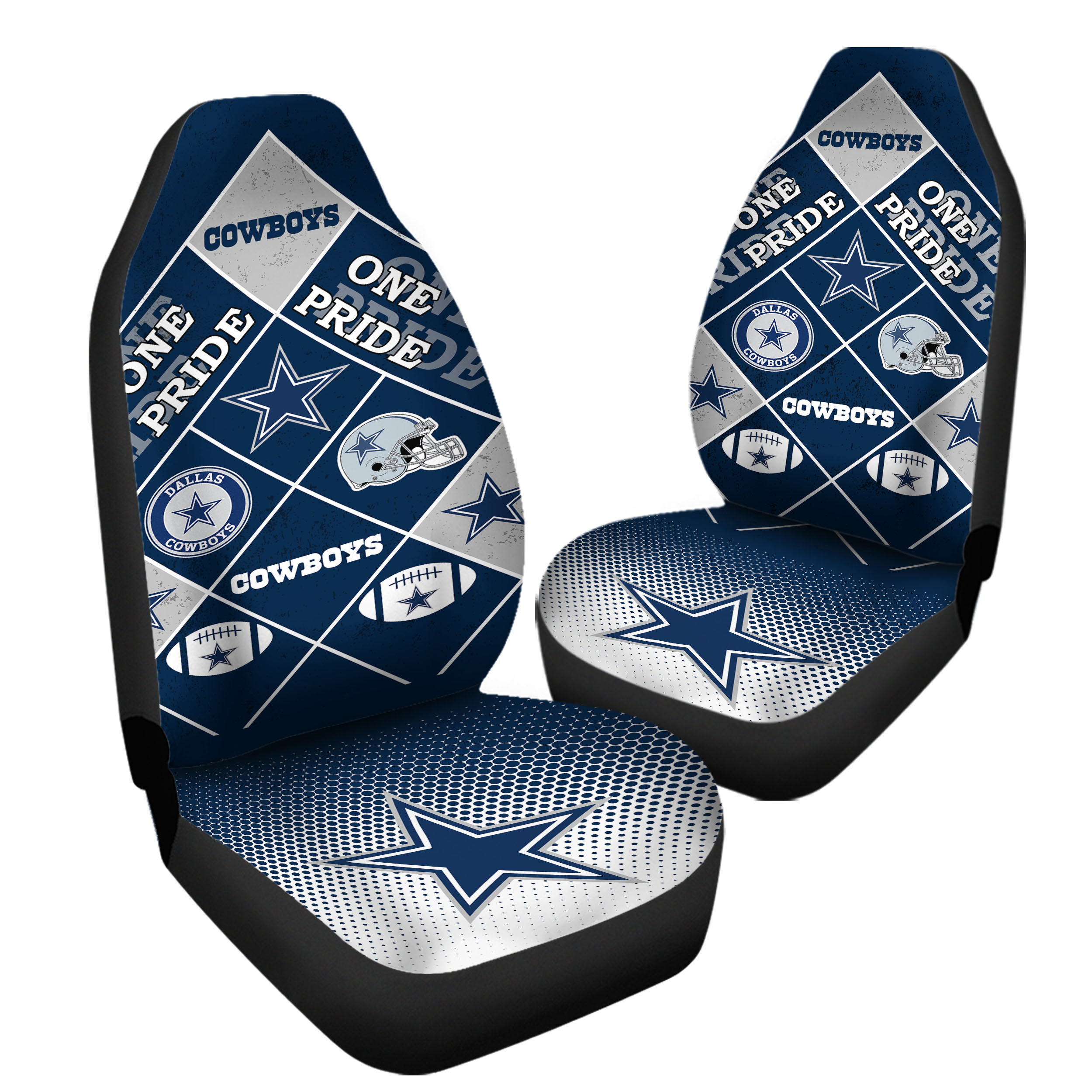 One Pride Dallas Cowboys Car Seat Covers